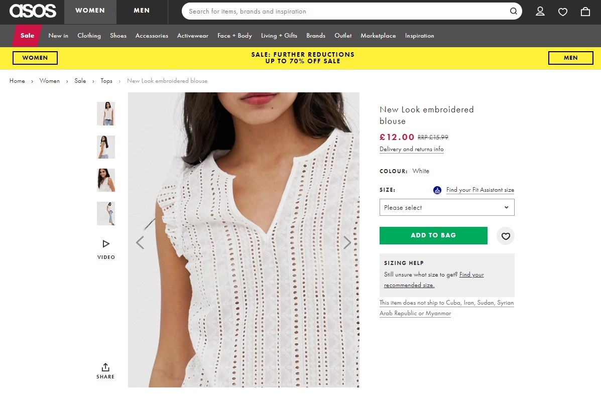 how to create your own online clothing store Image zoom allows shoppers to see the product in details.